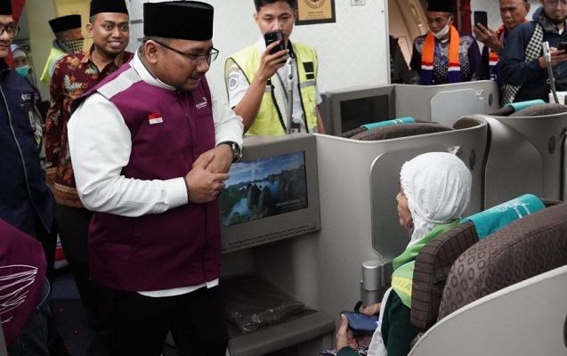 Pemberangkatan Kloter Pertama Jemaah Haji 1445 H, Menag: Niatnya Ditata dengan Benar