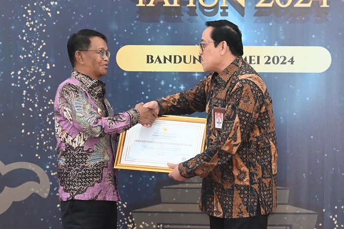 Pemprov Sulteng Raih Kategori Baik Penerapan Merit Sistem ASN 2024