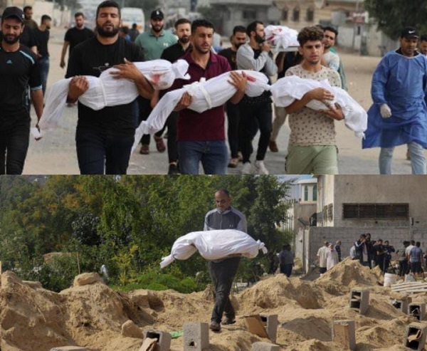 Warga Gaza Mulai Memindahkan Jasad Keluarganya dari Pemakaman Sementara