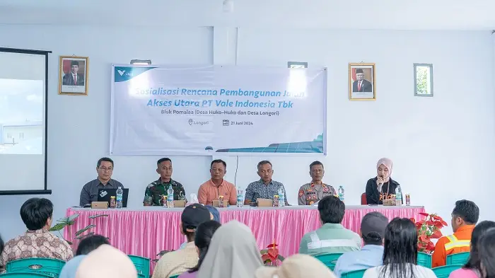 PT Vale Buka Konektivitas Desa Longori dan Huko-huko Pomalaa