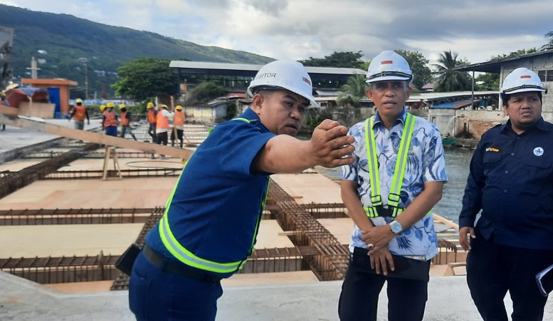 Tinjau Proyek Pelabuhan Teluk Lalong Banggai, Anwar Hafid: Bisa Disandari Lebih 2 Kapal