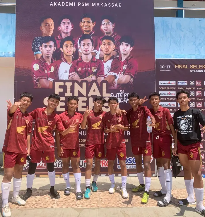 Dukungan Penuh PT Vale, Dua Pemuda Luwu Timur Lolos ke Akademi PSM Makassar