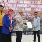 Gunardi – Hamzah Deklarasi Maju Pilkada Tolitoli 2024, Gedung Tempat Pelaksanaan Dipadati Warga
