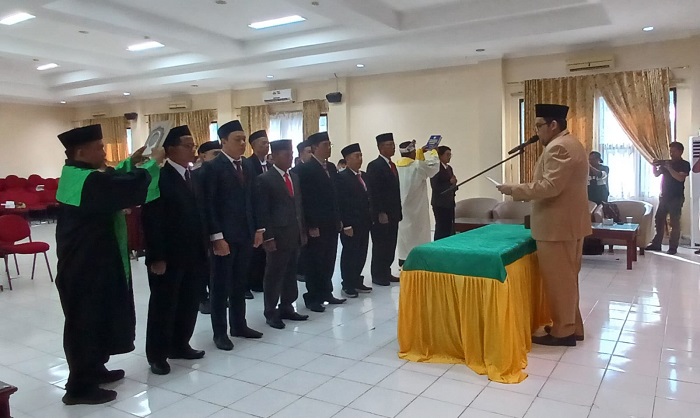 Pj Bupati Parimo Lantik 11 Pejabat Eselon II, Ini Daftar Namanya