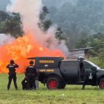 Polres Morut Jinakkan Bom di Latihan Sispamkota Pengamanan Pilkada 2024 