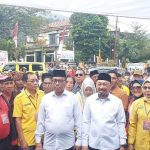 Ribuan Pendukung Antar Bung Jeff – Ruben Hehi Daftar di KPU Morowali Utara