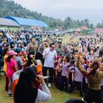 Senam Germas di Petasia Barat Berlangsung Meriah, Dihadiri Bupati Morut