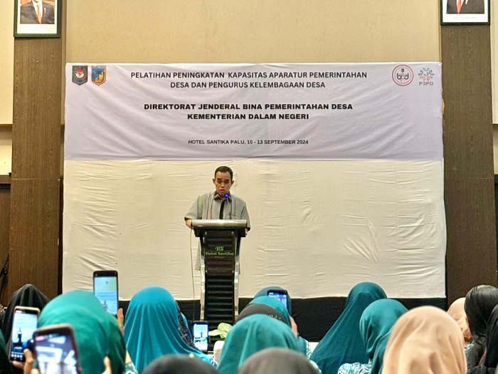 Pelatihan Peningkatan Kapasitas Aparatur Pemdes dan Pengurus Kelembagaan Desa Se-Sulteng Resmi Ditutup
