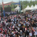 Peserta Diguyur Hadiah Kejutan, Belasan Ribu Warga Palu Meriahkan Jalan Sehat BERANI