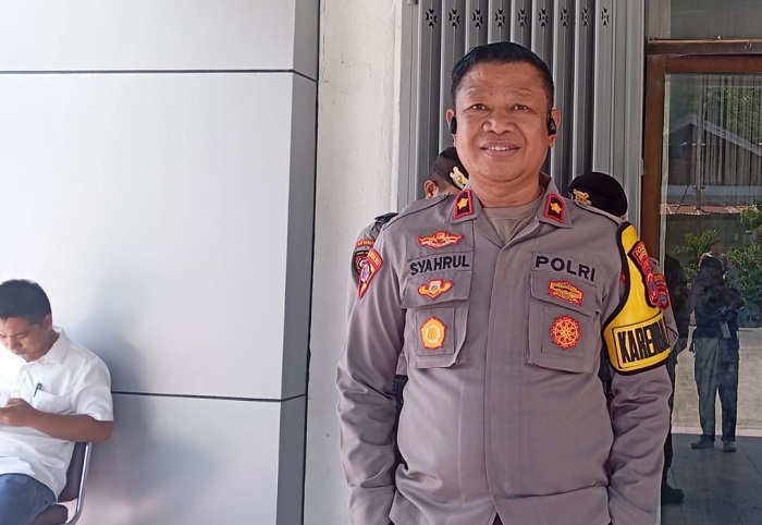 Puluhan Personel Amankan Pengundian Nomor Urut Paslon Kada Donggala