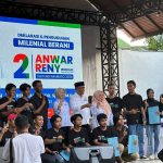 Tim Milenial BERANI Dikukuhkan, Anwar Hafid: Harus Konsisten dalam Perjuangan Politik