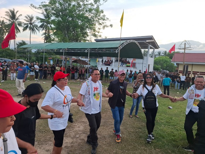 Hibur Masyarakat Sigi, Bacawabup Samuel Pongi Janji Gelar Tari Dero Setiap Kampanye