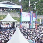 Kampanye  Anwar-Reny di Luwuk Bangai Jadi Ajang Penuh Warna