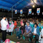 Kampanye di Wombo Panau Donggala, Anwar Hafid Komitmen Fasilitasi Pemuda Akses Modal Kerja