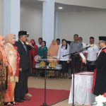 Pelantikan Ketua dan Wakil Ketua DPRD Morut Dihadiri Pjs Bupati