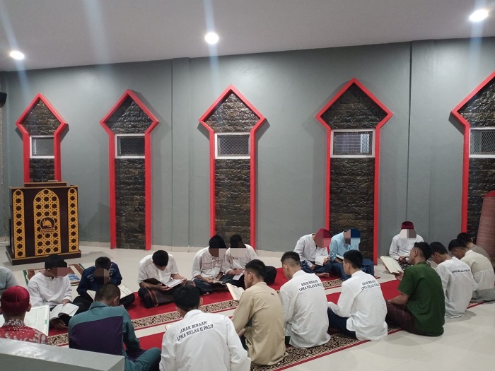 Pembinaan Karakter, Anak Binaan LPKA Palu Mantapkan Bacaan Alquran