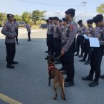 Satgas OMP Tinombala Libatkan Anjing Terlatih ‘Luis’ Sterilisasi Pengamanan Pilkada 2024