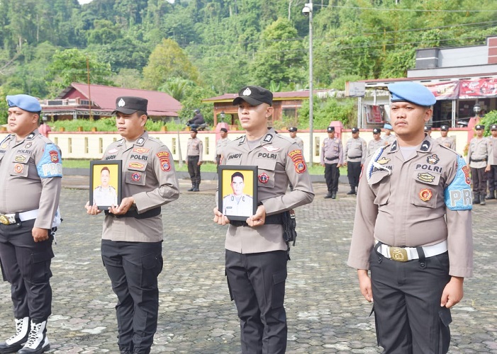 Dua Personel Polres Morowali Utara Dipecat, Gegara Bolos Lebih 30 Hari Berturut-Turut