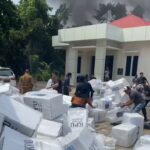 Kantor KPU Morowali Terbakar, Polisi Pastikan Logistik Surat Suara Aman