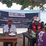PMI Sulteng Gelar Layanan Sosial di Pantai Kaluku, Donggala