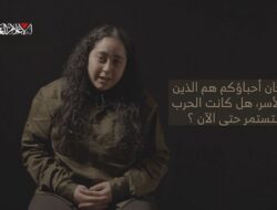 Hamas Rilis Video Sandera Tentara Israel, Liri Albag: Kami Hanyalah Pion Permainan Netanyahu