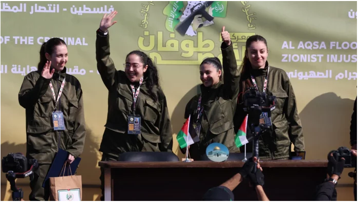 Kesepakatan Gencatan Senjata, Hamas Bebaskan 4 Tentara Perempuan Israel