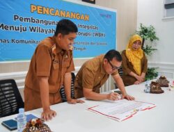 Diskominfosantik Sulteng Pencanangan Zona Integritas Menuju Wilayah Bebas Korupsi