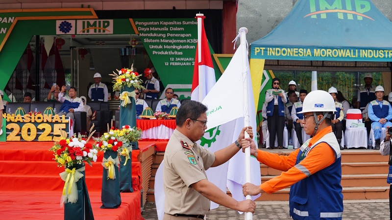 Disnakertrans Sulteng Apresiasi Penerapan SMK3 di Kawasan IMIP