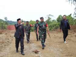Letkol Alzaki dan Forkopimda Tinjau Pembukaan Jalan 9,6 Km di Morowali