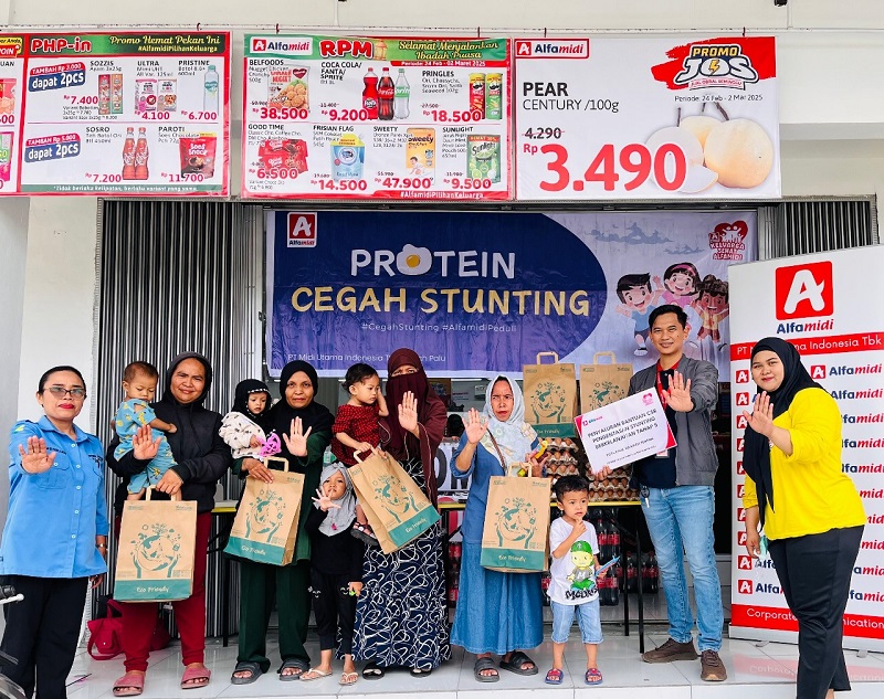 Alfamidi Kolaborasi Puskesmas Kawatuna Melawan Stunting di Bulu Masomba 2 Palu