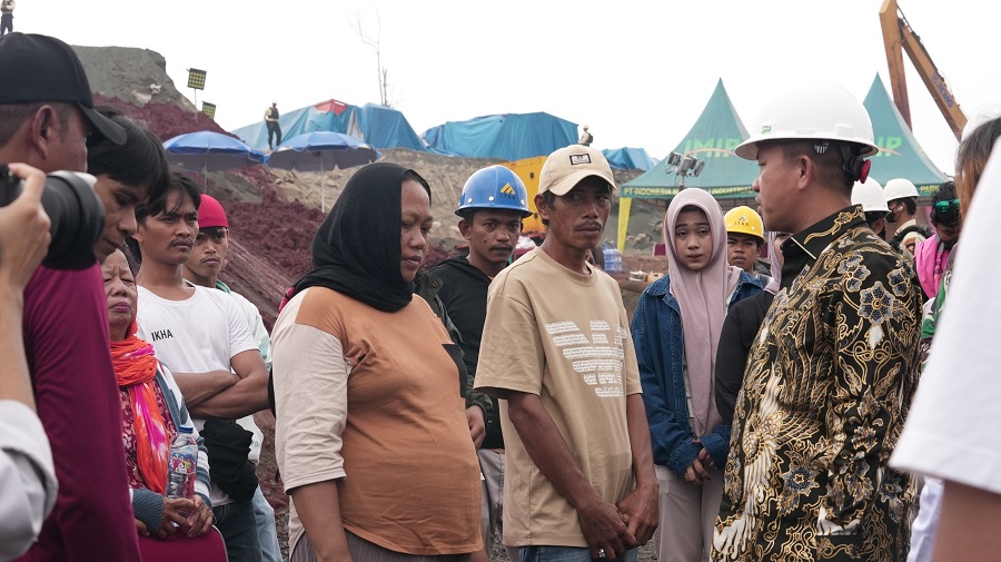 Bupati Morowali Kunjungi Lokasi Longsor IMIP