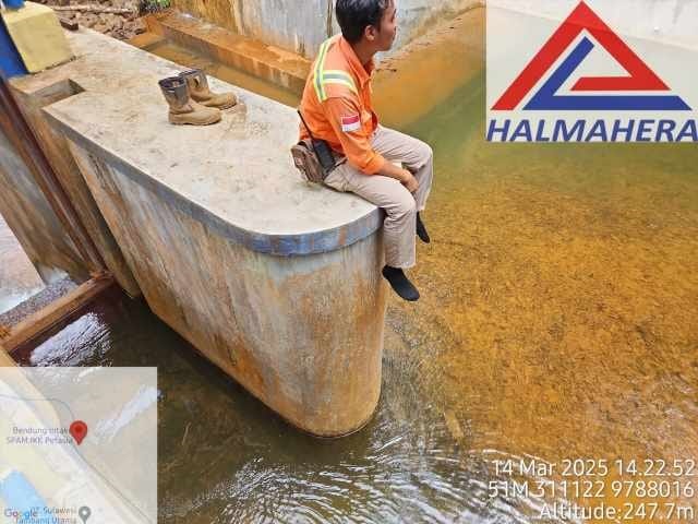 Gerak Cepat PT. HIR Perbaiki Air Bersih SPAM Petasia Morowali Utara