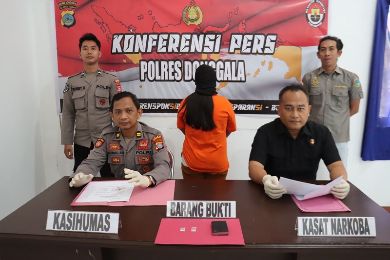 Ibu Hamil di Kabonga Donggala Ditangkap Polisi, Mengaku Tergiur Imbalan Jual Sabu