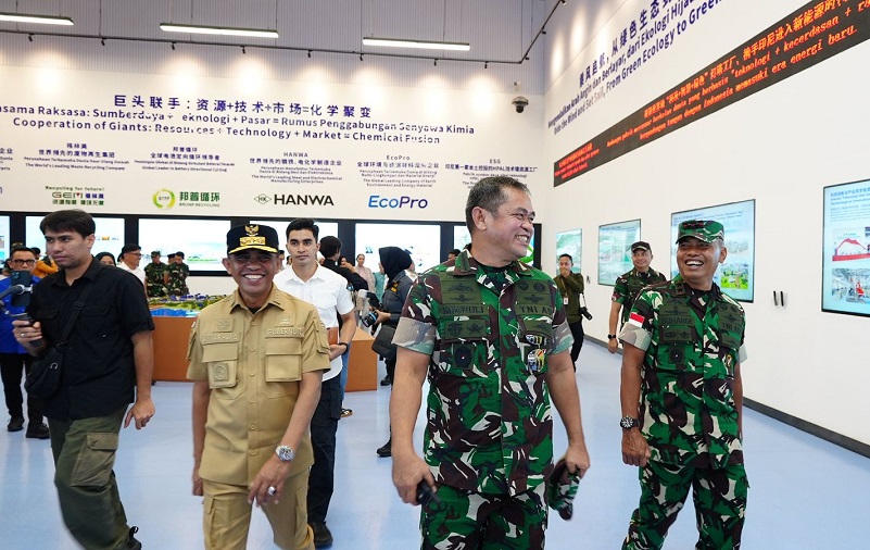 Kasad Kunjungi PT IMIP di Sela Penutupan TMMD ke-123 Kodim 1311 Morowali