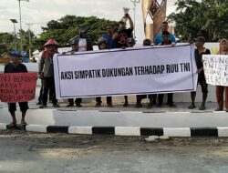 LSM hingga Buruh di Donggala Dukung RUU TNI