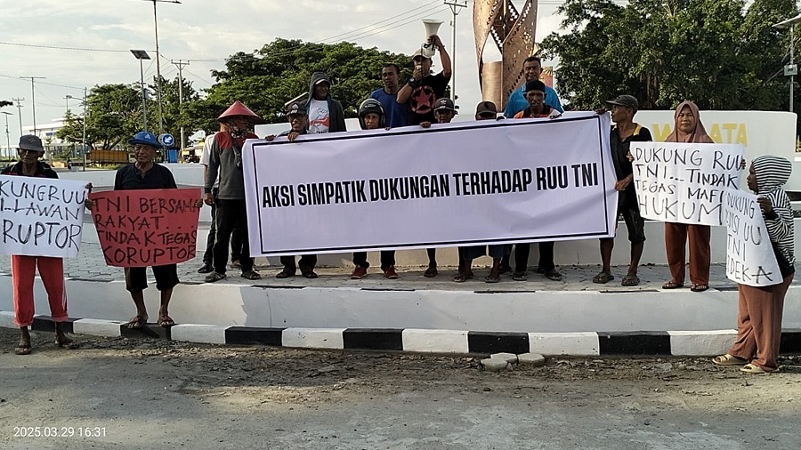 LSM hingga Buruh di Donggala Dukung RUU TNI