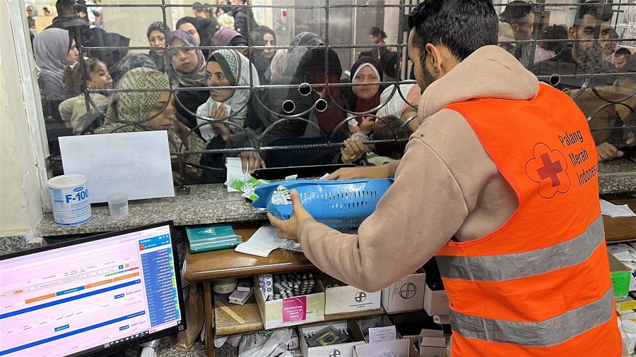 PMI dan Mitra Hadirkan Klinik Berjalan untuk Bantu Kesehatan Warga Gaza Utara