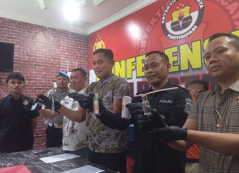 Pria Ini Diciduk Polisi di Homestay Pelangi Palu Selatan Gegara Sabu