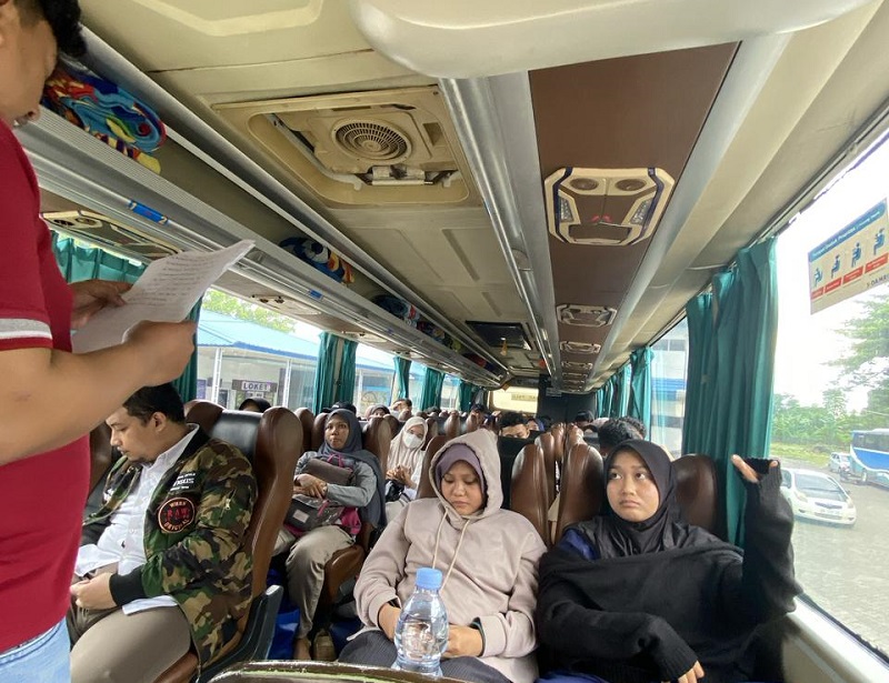 Program Mudik Gratis, Pemkot Palu Berangkatkan 100 Pemudik dari Makassar