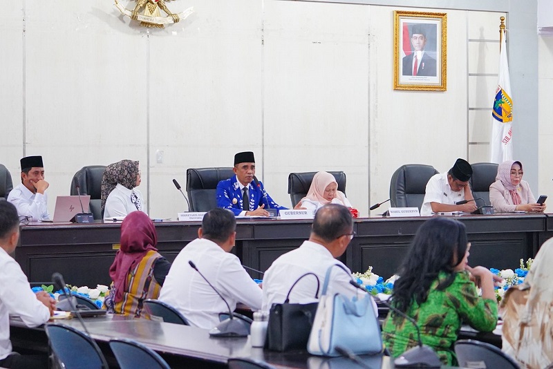 Rakor dengan Seluruh Rektor, Gubernur Sulteng: Ada Kemauan Kuliah Kita Bantu