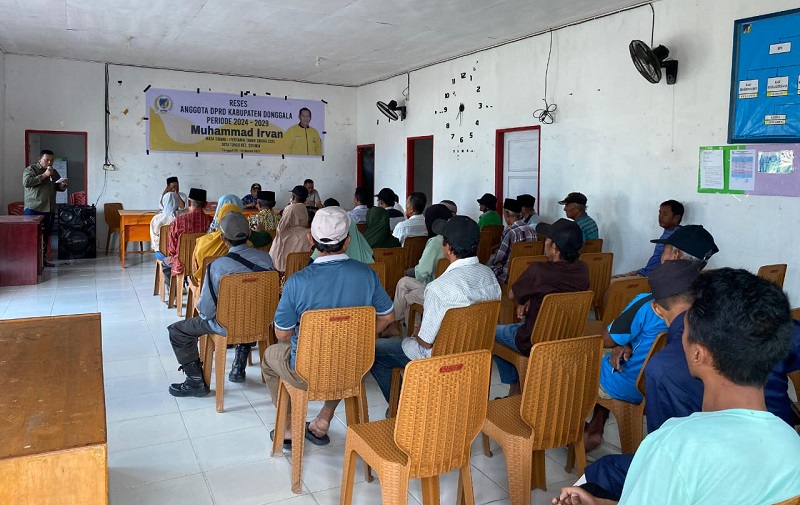 Reses Anggota DPRD Donggala Dapil III, Muhamad Irfan Prioritaskan Usulan Ketahanan Pangan