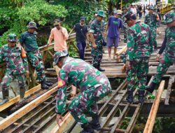 Satgas TMMD Morowali Membuka Kembali Akses Jalan Tani dan Wisata Air Terjun di Desa Sakita