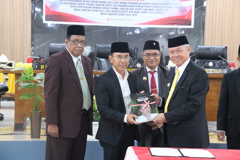 Sertijab Bupati dan Wakil Bupati Sigi, Titik Tolak Menjalankan Pemerintahan yang Lebih Profesional