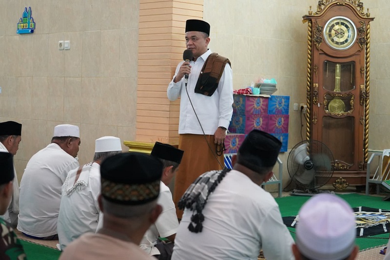 Silaturahmi Ramadan 1446 Hijriah, Wali Kota Palu Sambangi Masjid Nurul Iman