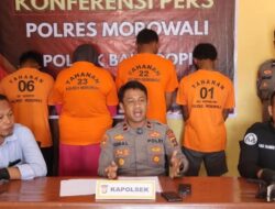 4 Pelaku Pengeroyokan di Desa Labota Morowali Diamankan Polisi, Dua Orang Masih Buron