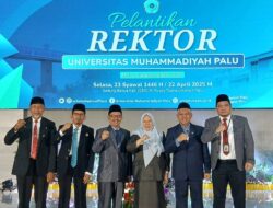 Prof Rajindra Dilantik Sebagai Rektor Unismuh Palu untuk Periode Ketiga, Miliki Tugas Khusus