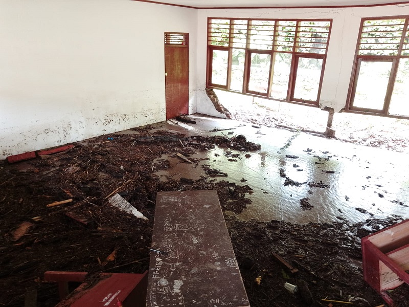 RKB Bobol Diterjang Banjir, Bupati Donggala Instruksikan Penanganan Segera SDN 9 Banawa