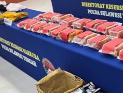 Sabu 20 Kg Asal Malaysia Siap Edar di Kota Palu,  Berhasil Dicegat Polisi di Watusampu