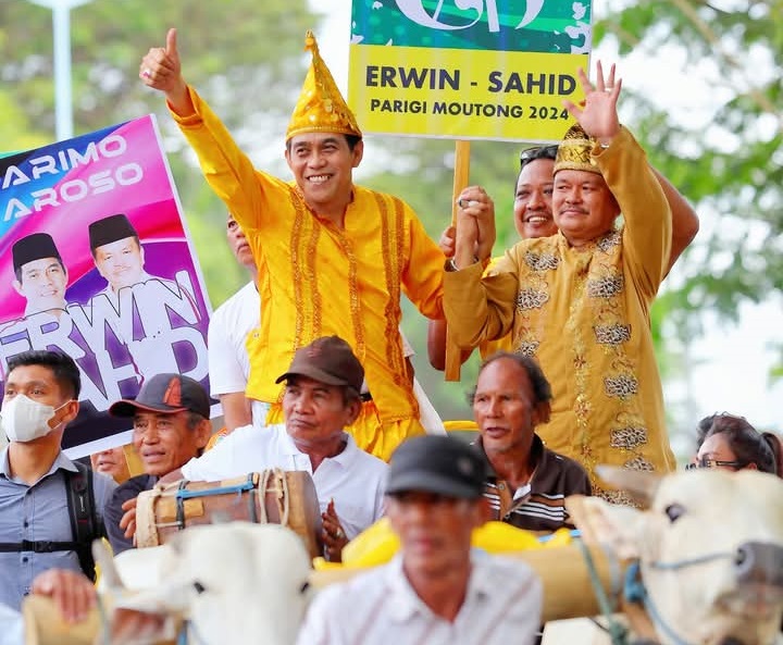 Survei IPR PSU Pilkada Parimo, Erwin-Sahid Jauh Mengungguli Para Pesaingnya