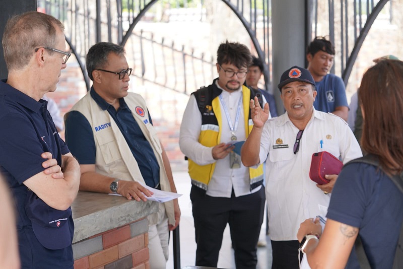 Delegasi Kedubes Swiss Kunjungi Huntap Talise Palu